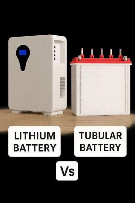Lithium Battery vs Tubular Battery: Which Is Better for Solar Systems in Nigeria?