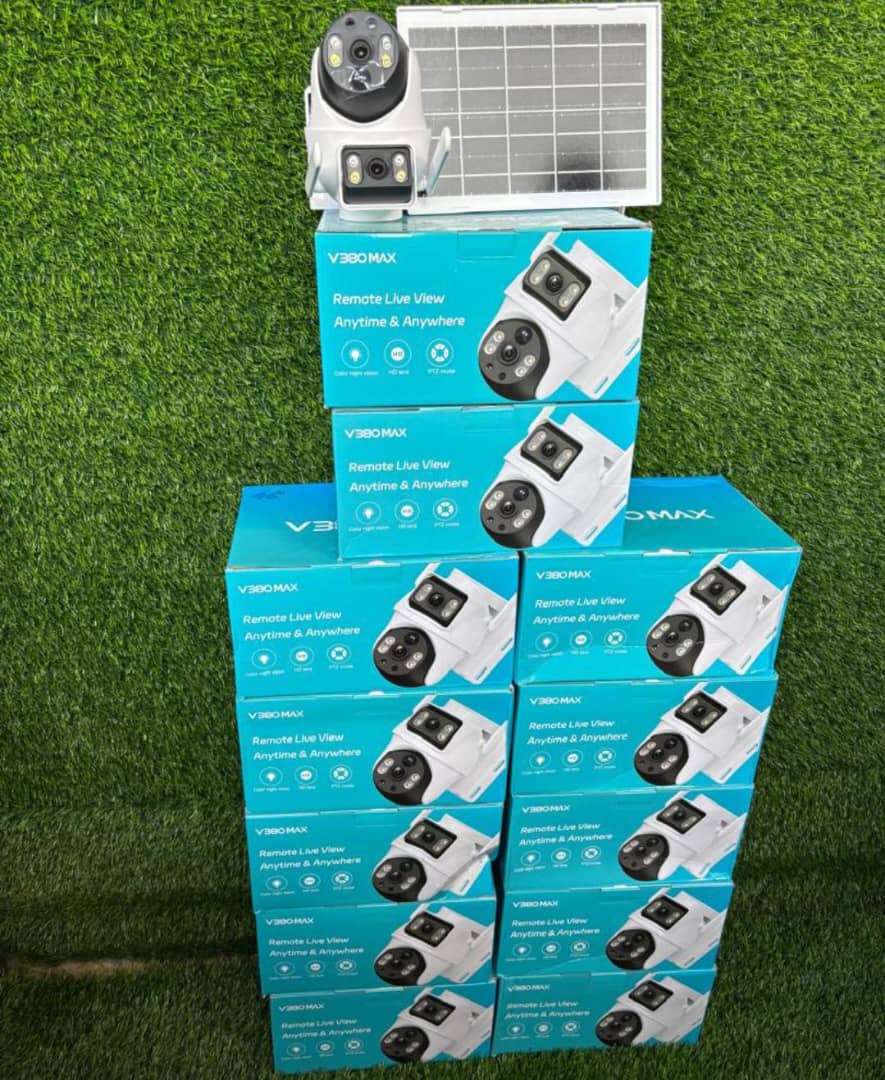 V380 PTZ Solar-Powered CCTV Camera