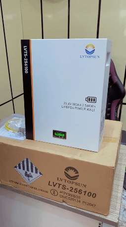 LVTOPSUN 2.56KWH 24V WALL MOUNT